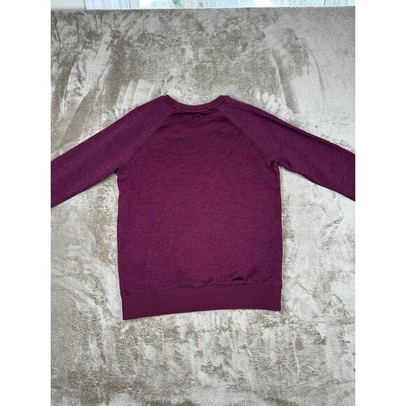 UNDER ARMOUR Men Round Neck Jumper Pullover Sweater Size MEDIUM Maroon Pocket - Picture 4 of 7